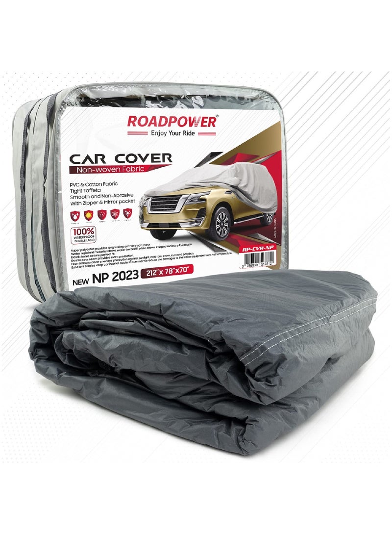 RoadPower Car Cover Body with Mirror Pocket (Nissan Patrol, 212''X 78''X 70'') - Image 1